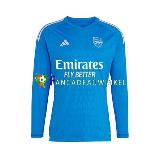 Arsenal Wedstrijdshirt met Korting Keepersshirt Uit Heren 2023-24 Lange Mouw