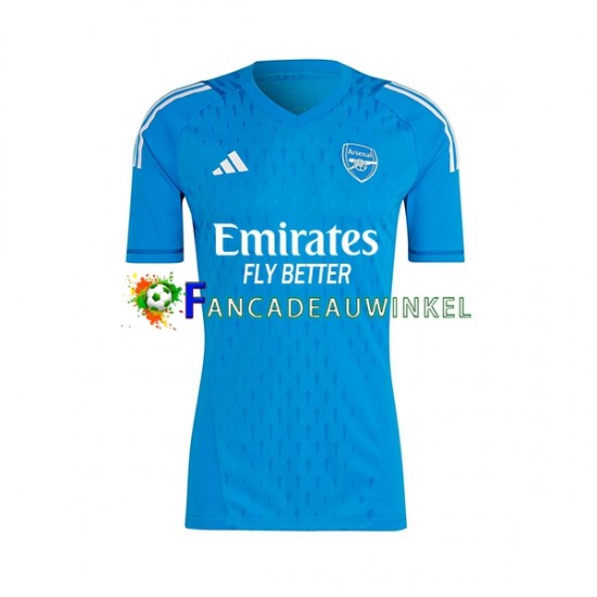 Arsenal Wedstrijdshirt met Korting Keepersshirt Uit Heren 2023-24 Korte Mouw