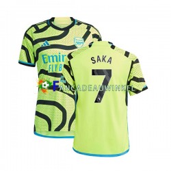 Arsenal Wedstrijdshirt met Korting Saka 7 Uit Heren 2023-24 Korte Mouw