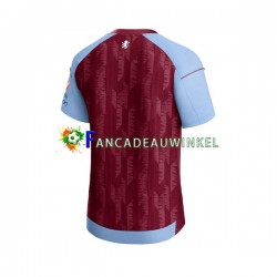 Aston Villa Wedstrijdshirt met Korting Thuis Heren 2023-24 Korte Mouw