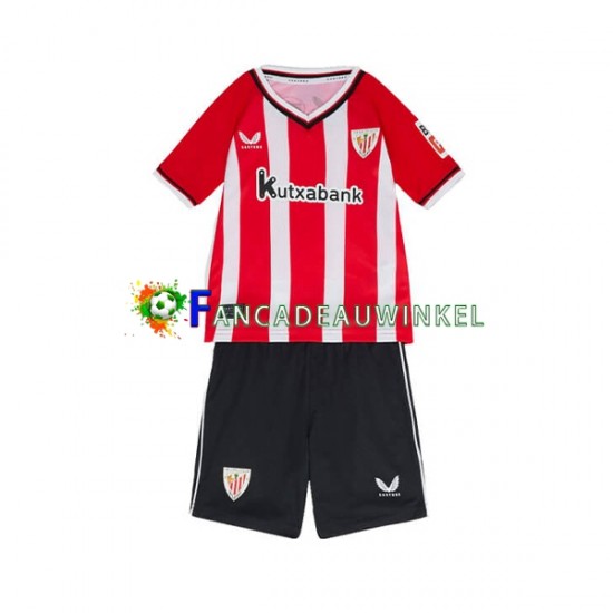 Athletic Bilbao Wedstrijdshirt met Korting Thuis Kind 2023-24 Korte Mouw