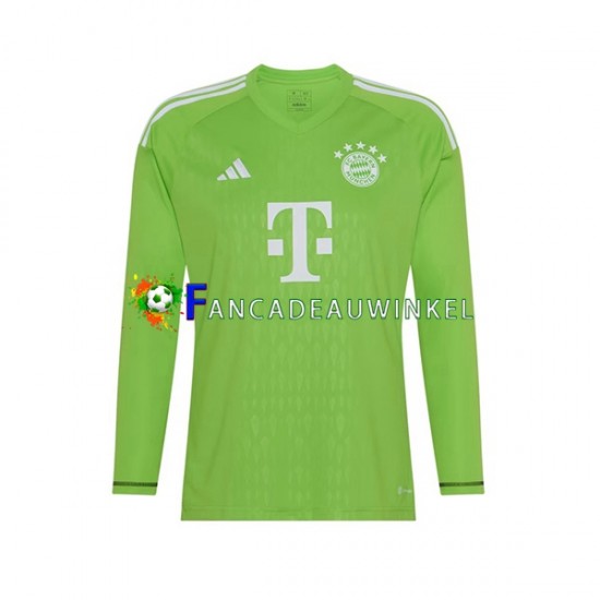 FC Bayern München Wedstrijdshirt met Korting Keepersshirt Uit Heren 2023-24 Lange Mouw