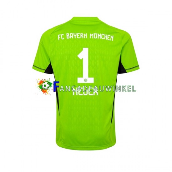 FC Bayern München Wedstrijdshirt met Korting Manuel Neuer 1 Keepersshirt Uit Heren 2023-24 Korte Mouw