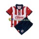 CD Guadalajara Wedstrijdshirt met Korting Thuis Kind 2023-24 Korte Mouw