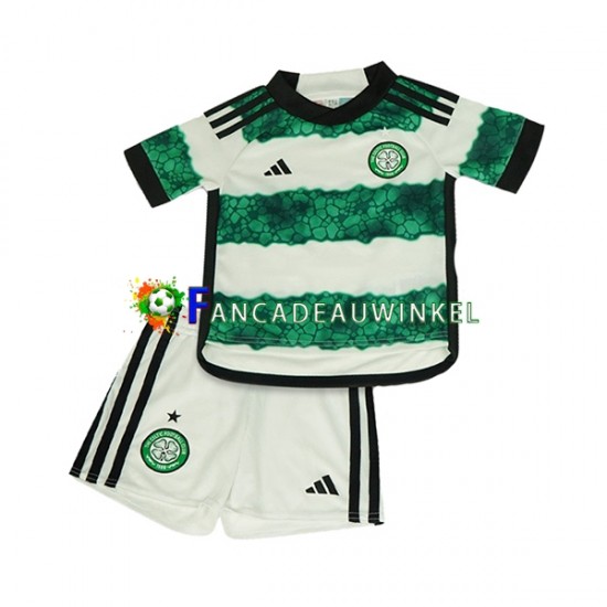 Celtic Wedstrijdshirt met Korting Thuis Kind 2023-24 Korte Mouw