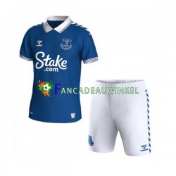 Everton Wedstrijdshirt met Korting Thuis Kind 2023-24 Korte Mouw