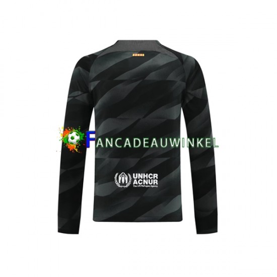 FC Barcelona Wedstrijdshirt met Korting Keepersshirt Uit Heren 2023-24 Lange Mouw