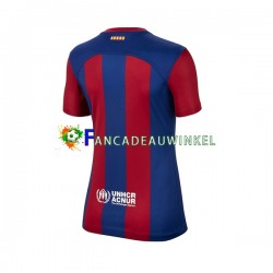 FC Barcelona Wedstrijdshirt met Korting Thuis Dames 2023-24 Korte Mouw