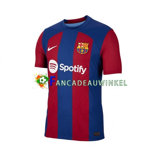 FC Barcelona Wedstrijdshirt met Korting Robert Lewandowski 9 Thuis Heren 2023-24 Korte Mouw