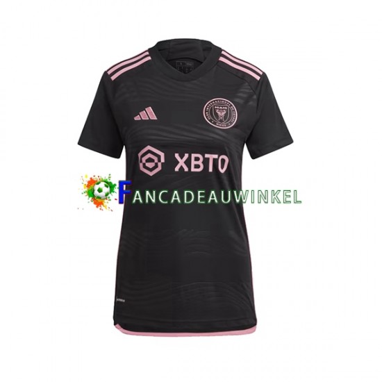 Inter Miami Wedstrijdshirt met Korting Uit Dames 2023-24 Korte Mouw