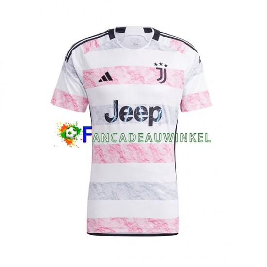 Juventus Wedstrijdshirt met Korting Uit Heren 2023-24 Korte Mouw