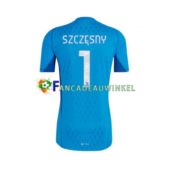 Juventus Wedstrijdshirt met Korting Wojciech Szczesny 1 Keepersshirt Thuis Heren 2023-24 Korte Mouw