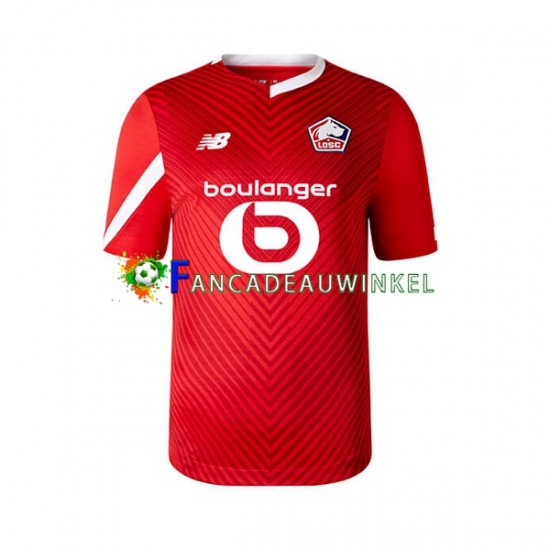 LOSC Lille Wedstrijdshirt met Korting Thuis Heren 2023-24 Korte Mouw