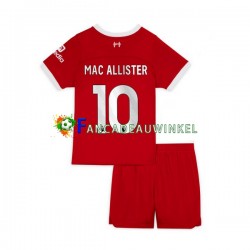 Liverpool Wedstrijdshirt met Korting Alexis Mac Allister 10 Thuis Kind 2023-24 Korte Mouw