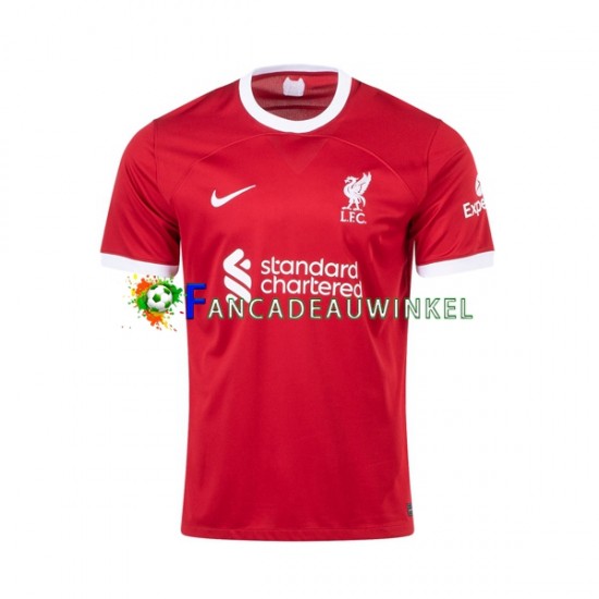 Liverpool Wedstrijdshirt met Korting Alexis Mac Allister 10 Thuis Kind 2023-24 Korte Mouw