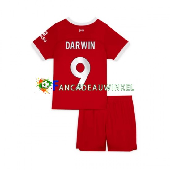 Liverpool Wedstrijdshirt met Korting Darwin Nunez 9 Thuis Kind 2023-24 Korte Mouw