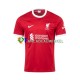 Liverpool Wedstrijdshirt met Korting Darwin Nunez 9 Thuis Kind 2023-24 Korte Mouw