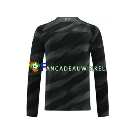 Liverpool Wedstrijdshirt met Korting Keepersshirt Uit Heren 2023-24 Lange Mouw