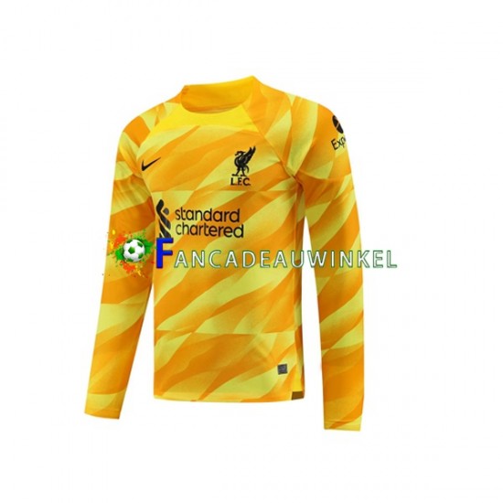 Liverpool Wedstrijdshirt met Korting Keepersshirt 3rd Heren 2023-24 Lange Mouw