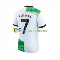 Liverpool Wedstrijdshirt met Korting Luis Diaz 7 Uit Heren 2023-24 Korte Mouw