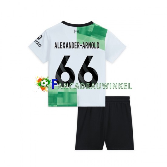 Liverpool Wedstrijdshirt met Korting Trent Alexander-Arnold 66 Uit Kind 2023-24 Korte Mouw