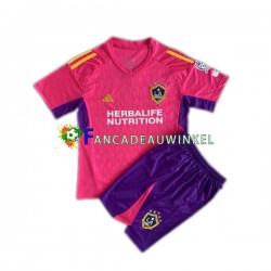 Los Angeles Galaxy Wedstrijdshirt met Korting Keepersshirt Roze Kind 2023-24 Korte Mouw