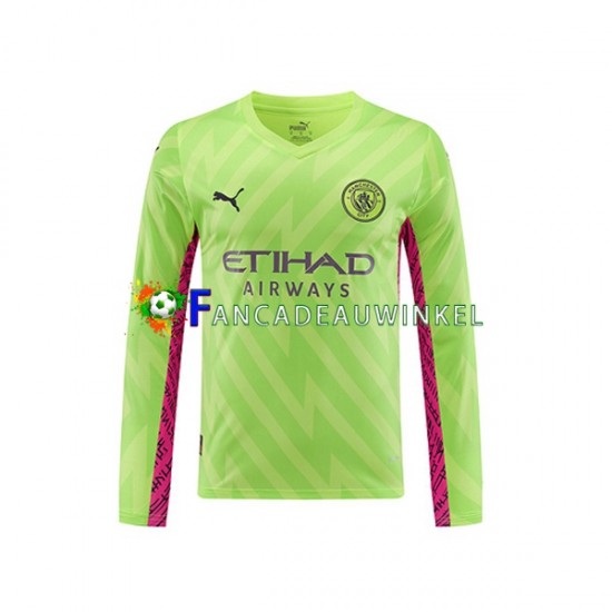 Manchester City Wedstrijdshirt met Korting Keepersshirt 3rd Heren 2023-24 Lange Mouw