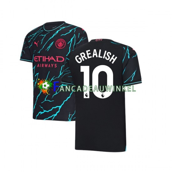 Manchester City Wedstrijdshirt met Korting Jack Grealish 10 3rd Heren 2023-24 Korte Mouw