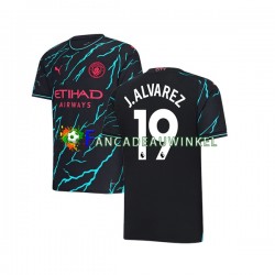 Manchester City Wedstrijdshirt met Korting Julian Alvarez 19 3rd Heren 2023-24 Korte Mouw