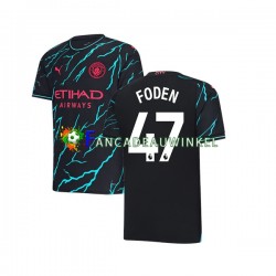 Manchester City Wedstrijdshirt met Korting Phil Foden 47 3rd Heren 2023-24 Korte Mouw
