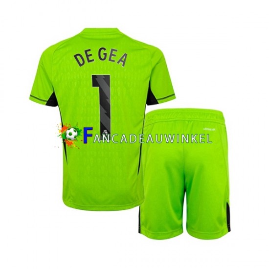 Manchester United Wedstrijdshirt met Korting DE GEA 1 Keepersshirt Thuis Kind 2023-24 Korte Mouw