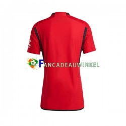 Manchester United Wedstrijdshirt met Korting Thuis Dames 2023-24 Korte Mouw