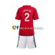 Manchester United Wedstrijdshirt met Korting Lindelof 2 Thuis Kind 2023-24 Korte Mouw