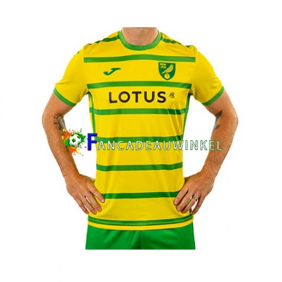 Norwich City Wedstrijdshirt met Korting Thuis Heren 2023-24 Korte Mouw