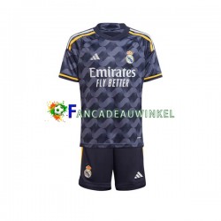 Real Madrid Wedstrijdshirt met Korting Uit Kind 2023-24 Korte Mouw