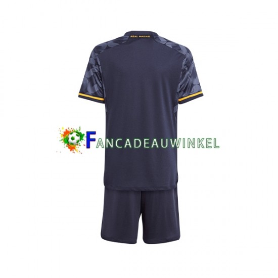 Real Madrid Wedstrijdshirt met Korting Uit Kind 2023-24 Korte Mouw