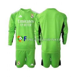 Real Madrid Wedstrijdshirt met Korting Keepersshirt Thuis Kind 2023-24 Lange Mouw
