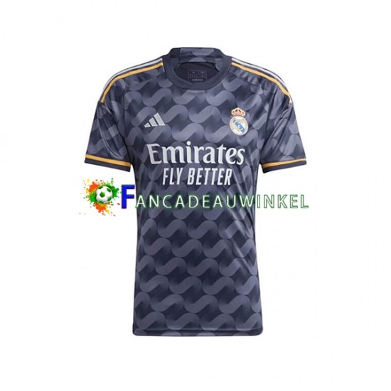 Real Madrid Wedstrijdshirt met Korting Jude Bellingham 5 Uit Kind 2023-24 Korte Mouw