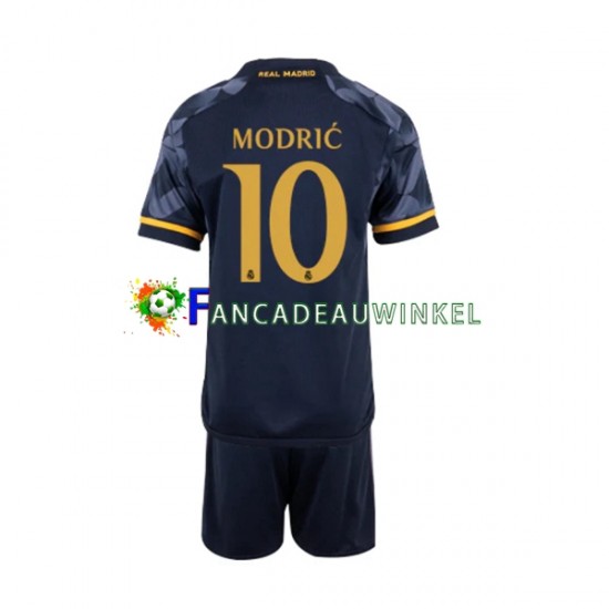 Real Madrid Wedstrijdshirt met Korting Modrić 10 Uit Kind 2023-24 Korte Mouw