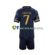 Real Madrid Wedstrijdshirt met Korting Vinicius Junior 7 Uit Kind 2023-24 Korte Mouw