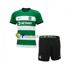 Sporting CP Wedstrijdshirt met Korting Thuis Kind 2023-24 Korte Mouw