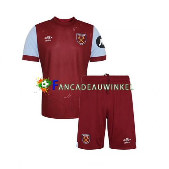 West Ham United Wedstrijdshirt met Korting Thuis Kind 2023-24 Korte Mouw