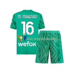 AC Milan Wedstrijdshirt met Korting Mike Maignan 16 Keepersshirt Thuis Kind 2023-24 Korte Mouw