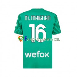 AC Milan Wedstrijdshirt met Korting Mike Maignan 16 Keepersshirt Thuis Heren 2023-24 Korte Mouw
