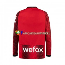 AC Milan Wedstrijdshirt met Korting Thuis Heren 2023-24 Lange Mouw