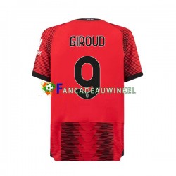 AC Milan Wedstrijdshirt met Korting Olivier Giroud 9 Thuis Heren 2023-24 Korte Mouw