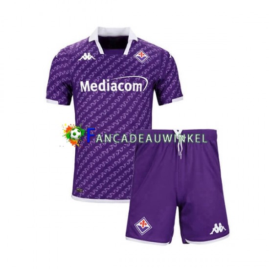 Fiorentina Wedstrijdshirt met Korting Thuis Kind 2023-24 Korte Mouw