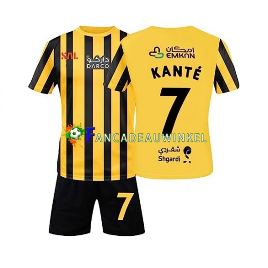 Al-Ittihad FC Wedstrijdshirt met Korting Kante 7 Thuis Kind 2022-23 Korte Mouw