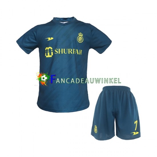 Al Nassr Wedstrijdshirt met Korting Ronaldo 7 Uit Kind 2022-23 Korte Mouw