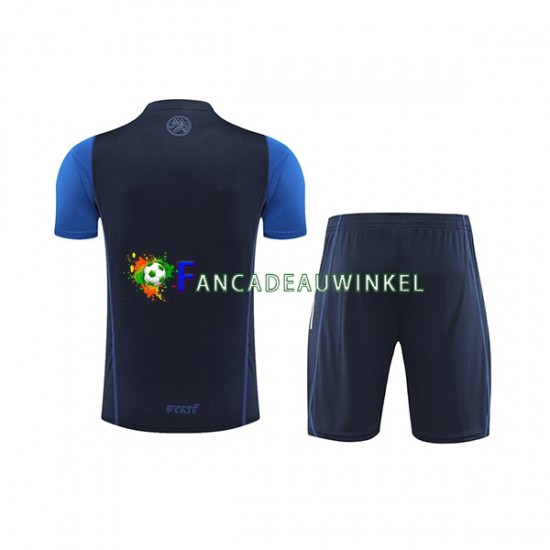 Algerije Blauw Trainingsshirt en Korte Broek 2023-24